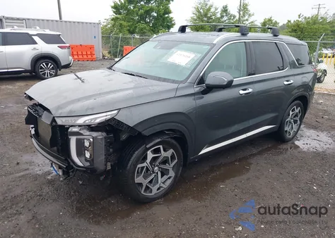 2022 Hyundai Palisade Calligraphy z USA, uszkodzony, nr VIN KM8R7DHE7NU392884